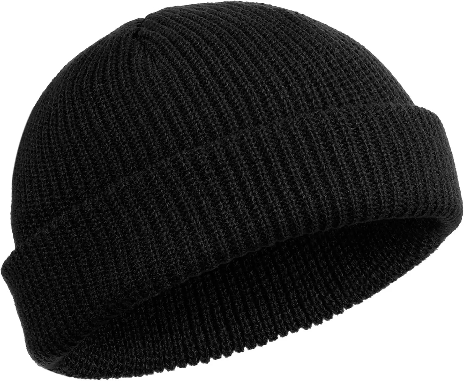Beanie Watch Hat Roll-Up Edge Skullcap Fisherman Beanie for Women and Men