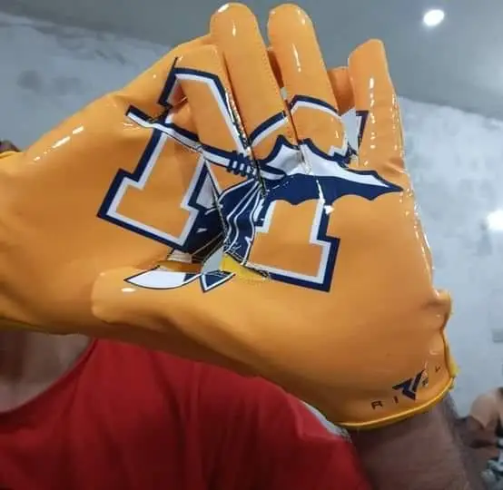 American football gloves Manufacturer Silicone Palm Football Receiver Gloves Custom Ultra-Stick Sports Youth and Adult American