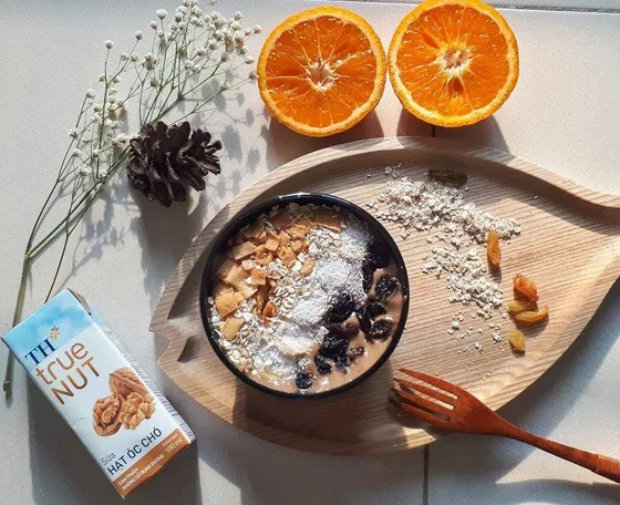 Ореховое молоко TH true NUT, 1 л, смешанные молочные продукты, стерилизованное ароматизированное молоко с гарантией срока годности 9 месяцев