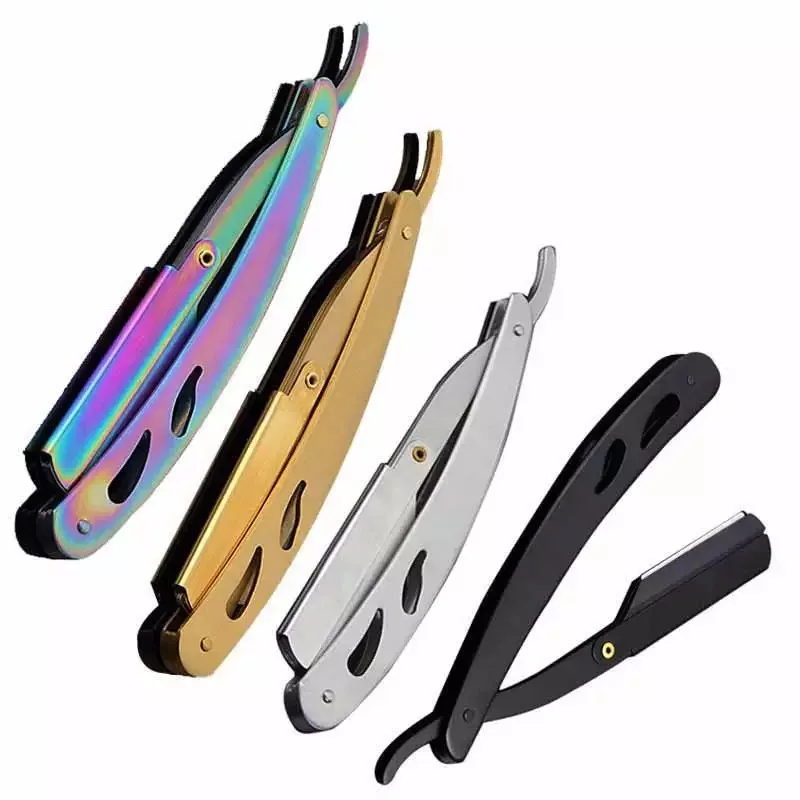 Direct Factory Supply Professional Stainless Steel Barber Razor Hair Blade Wholesale for Shaving Use