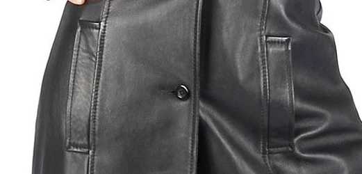 High Quality Color Genuine Sheepskin Bomber Leather Coat Women Leather Long coat