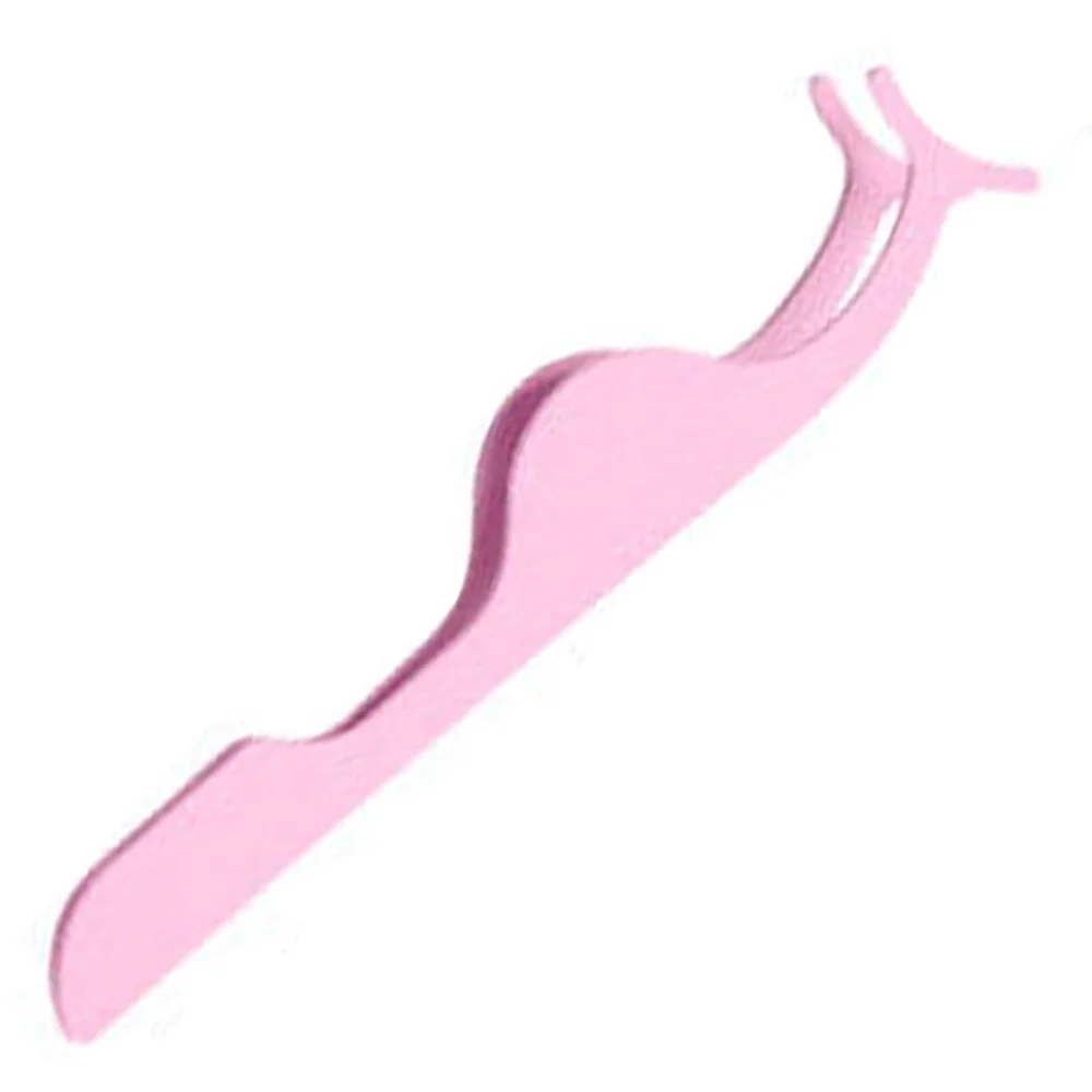 Light pink color Powder Coated Professional Eyelash Applicators Stainless Steel Eyelash Applicators