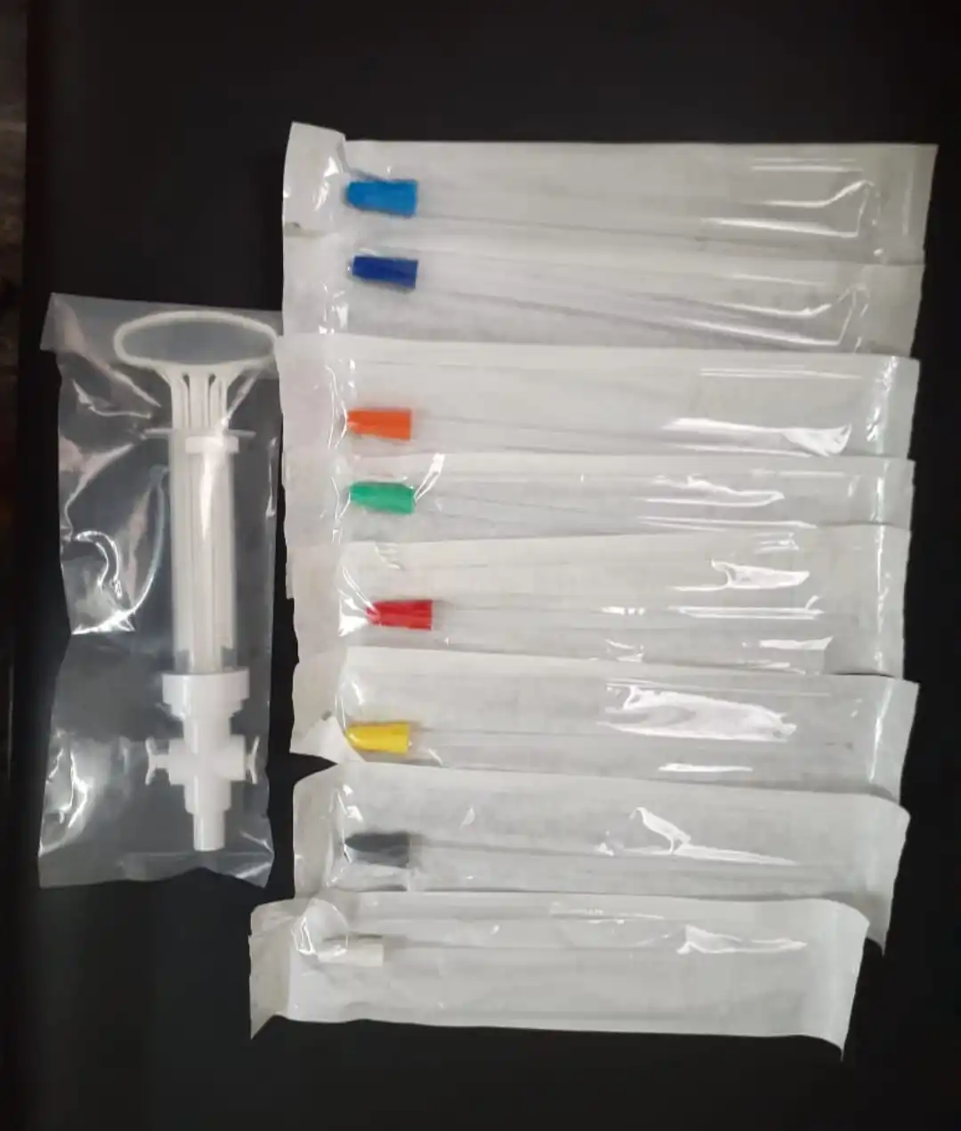 MVA Kit Manual Vacuum Aspiration Kit MVA KIT Double Pinch Valve Autoclavable For Hospital