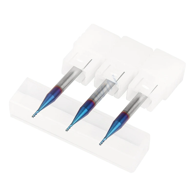 CNC lathe HRC65 tungsten 4 flutes cemented carbide square end mills milling cutter for steel part