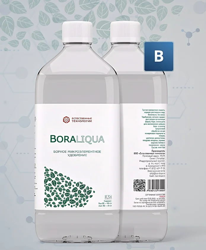 Mineral Boron Fertilizer With Nitrogen Organic Microelement Liquid Fertilizer Produced by BoraLiqua For Agricultural Plants