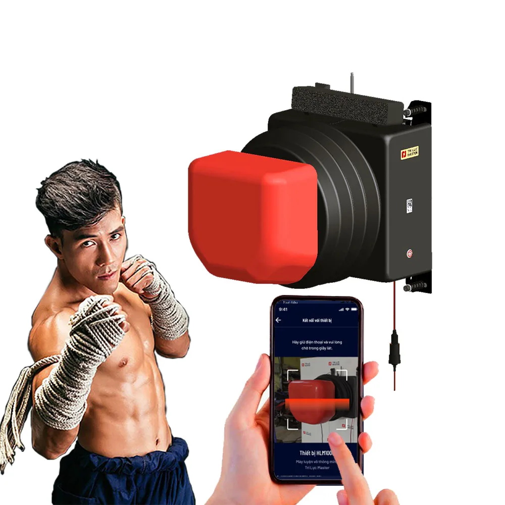 Smart Wall-Mounted Boxing Training Machine with Durable, Accurate Punch Measurement for All Ages at Home, Gym or Dojo