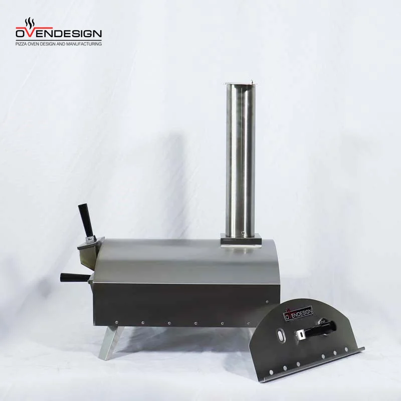 The Industry China Wholesale 13 Inch Pizza Charcoal Oven Stainless steel Wood Fire Baking Pizza Oven With Accessories