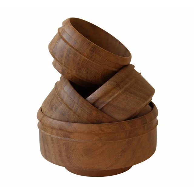Bowl Hole Beech Eco-friendly for Luxury Hotels Restaurants Trending Design Wholesale Home Kitchen