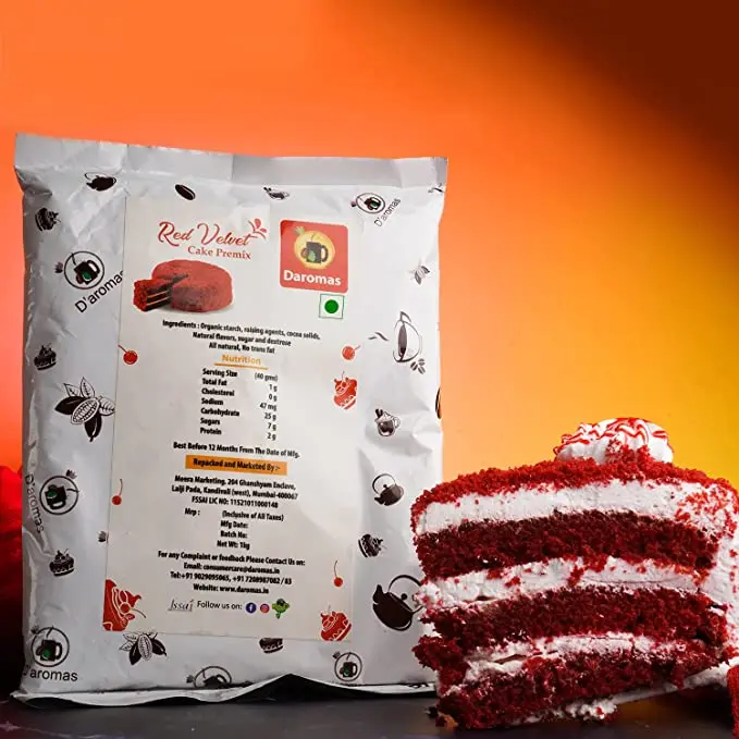 Красный бархатный торт премикс 1 кг мгновенный красный порошок яйцо бесплатно Премиум