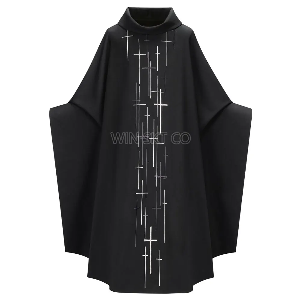 Church Priest Chasuble Embroidered Vestments For Sale Hot Sale Embroidery Chasuble