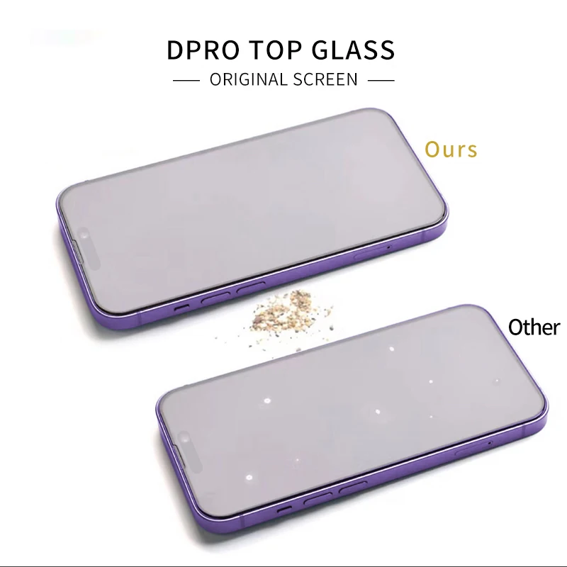 OG Tempered Glass Screen Protector For Iphone 14 13 12 11 Pro Max X Xs Xr 6 7 8 Plus 2.5d Silk Printing 9h Clear Protective Film