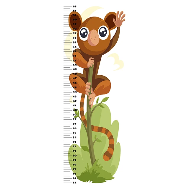 Dry Erase Growth Chart For Kids Model-4 Reusable Durable Polystyrene Material Holds The Surface With Static Electricity