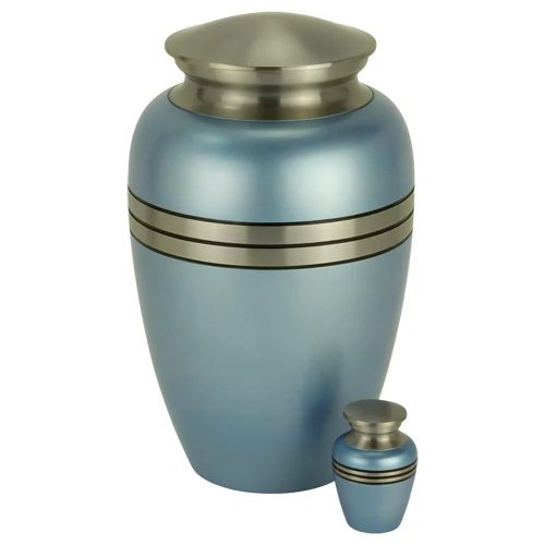 Hand Printed Red Enamel High Grade Work on Beautifully Metal Hand Engraved Cremation Urn for Human Ashes Urn for Adult Ash