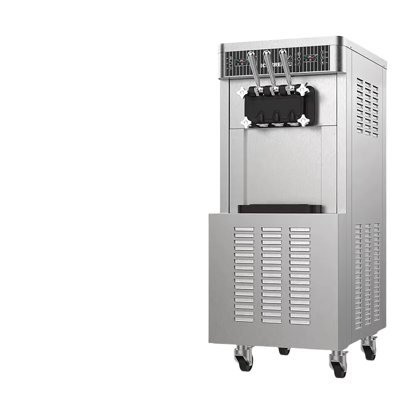 Three flavor soft ice cream machine soft serve ice cream making machine factory price