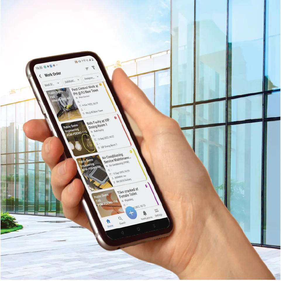 Compliance Management CMMS Process Tracking Software Improve Facility Management Accountability Job Status Monitoring Software