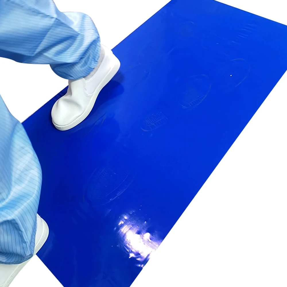 High quality Dust mats sticky floor mat Disposable Cleanroom sticky mat for lab construction Wholesale Price With Custom Shape