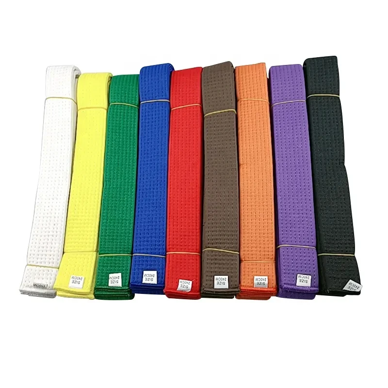 OEM New 2023 High quality 100% Cotton Martial Arts belt Karate belt for sale Wholesale