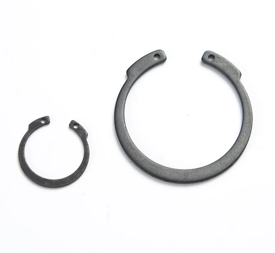 Custom M1308/JV reverse hole with elastic retaining ring inner circlip C-ring spring (65Mn) stainless steel