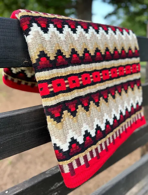 Western Show Horse Saddle Blanket New Zealand Design Handmade Wool Saddle Blanket Top Wool Saddle Pad Size