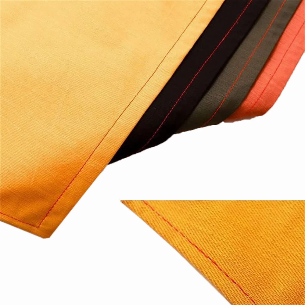 Barber apron high quality leather personalized with your logo perfect barber gift in Black Gray Red Green Yellow variation