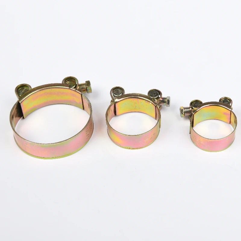 Heavy Duty T Bolt Spring  Pipe Clamp Adjustable Tube Loaded Hose Clamp Stainless Steel Hose Clamp