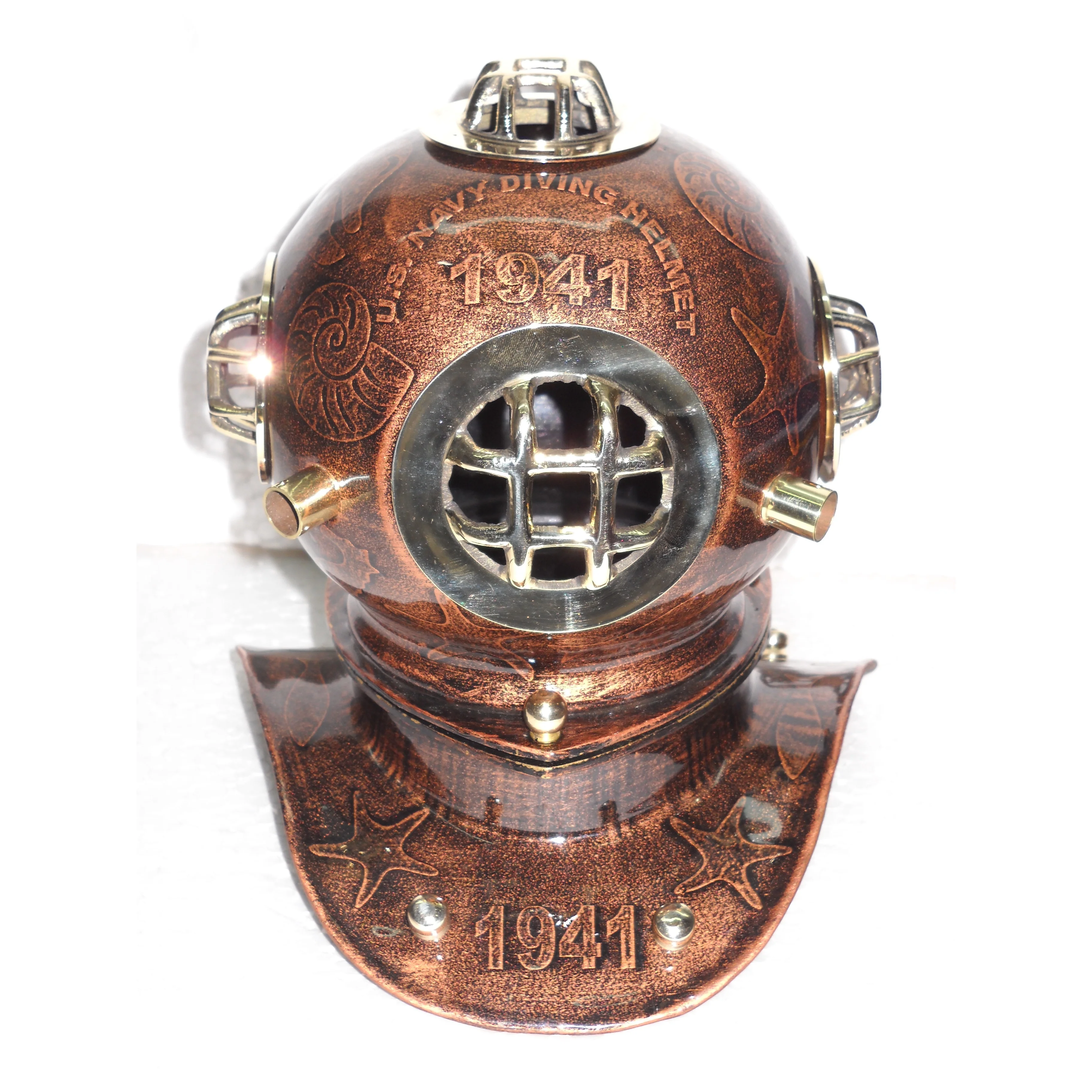Nautical And Marine Diving Helmet Vintage Decorative Antique Brass Design Premium Quality Collectible Decor Indian Handicraft