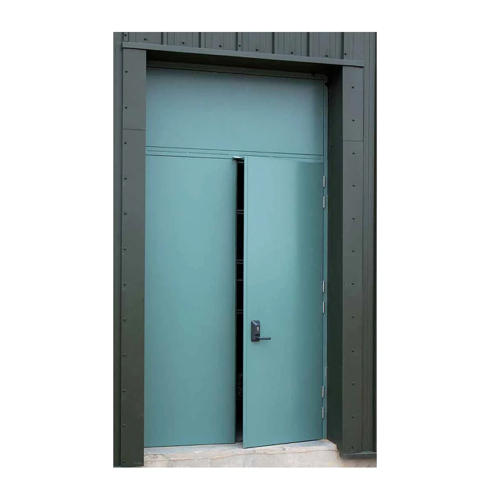 Metal exterior outside open school home use security steel door for teacher dormitory
