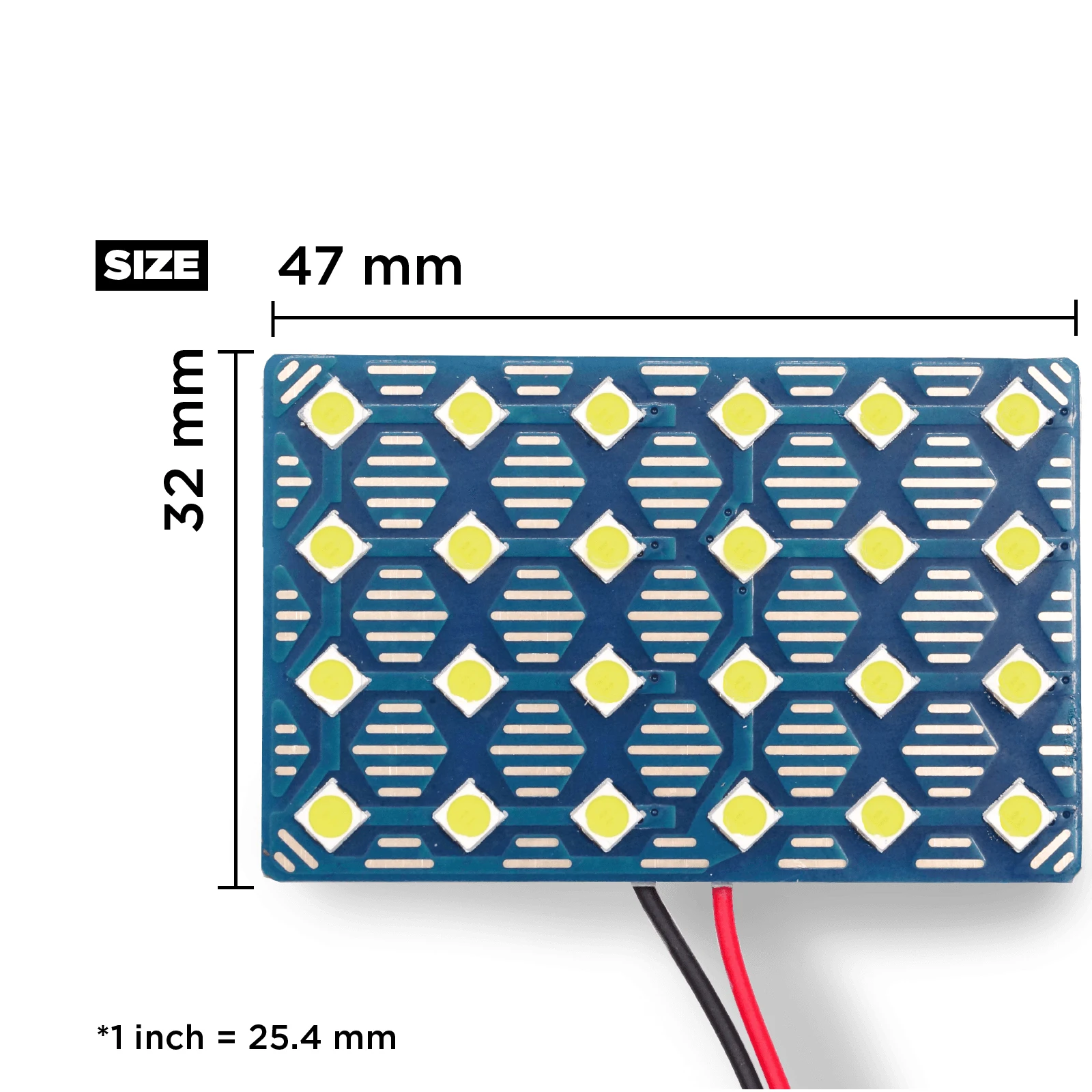 24SMD 3030 12V DC White High Brightness Board light for Car Auto Interior Dome Trunk Lamp Bulb T10 BA9S Festoon Adapter Kit PA