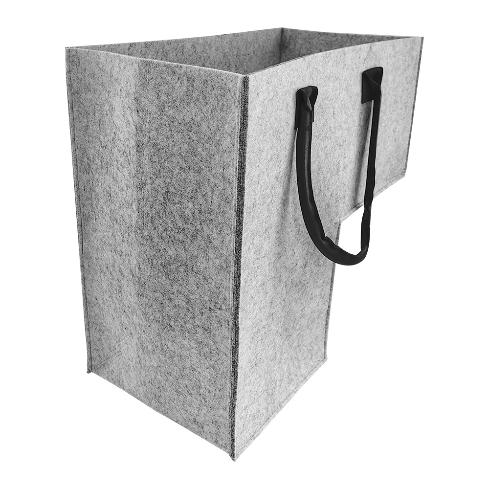 Upin 2024 new Popular Felt Stair Step Storage Organizer with Handles Collapsible Basket