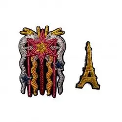 new fashion  hand embroidery bullion wire brooch HAND  fashion brooch custom made jacket patches ladies brooch flower pin