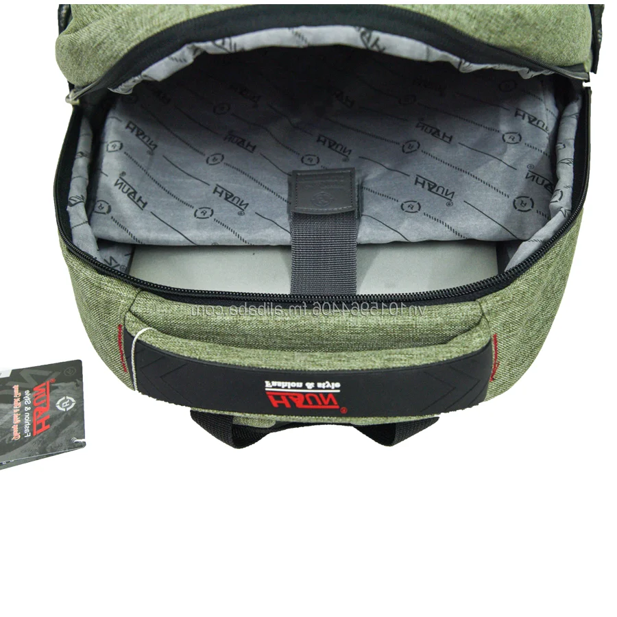 Best Sell Ultra-light HASUN Resin Fasion Mesh Polyester Zipper business Backpack Travel Bag Fits up to 17 Inch Mac