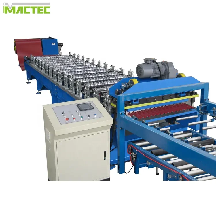 Steel Colored Forming Tile Top Quality Cheap Price corrugated roofing panel making line roll forming machine