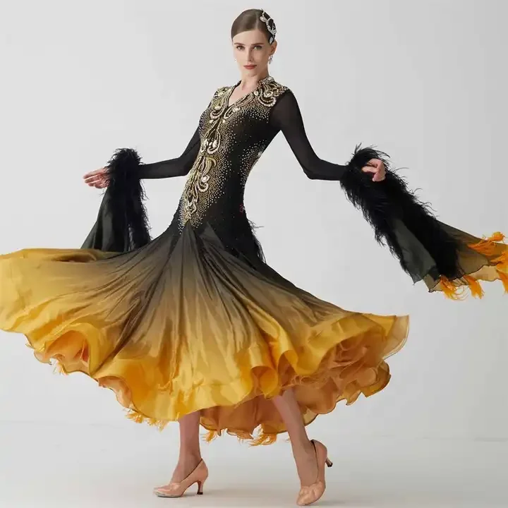 Colorful Crystal Big Ribbon Sleeves Club Dance Bodysuit Women Performance Wear Rhinestones Party Playsuit Stage Costume