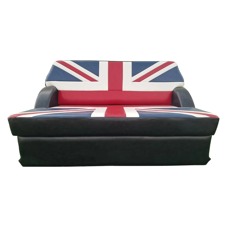 Vintage Automobile Design Retro Economy Car Variant Couch Booth Industrial Furniture Leather Car Seating Sofa