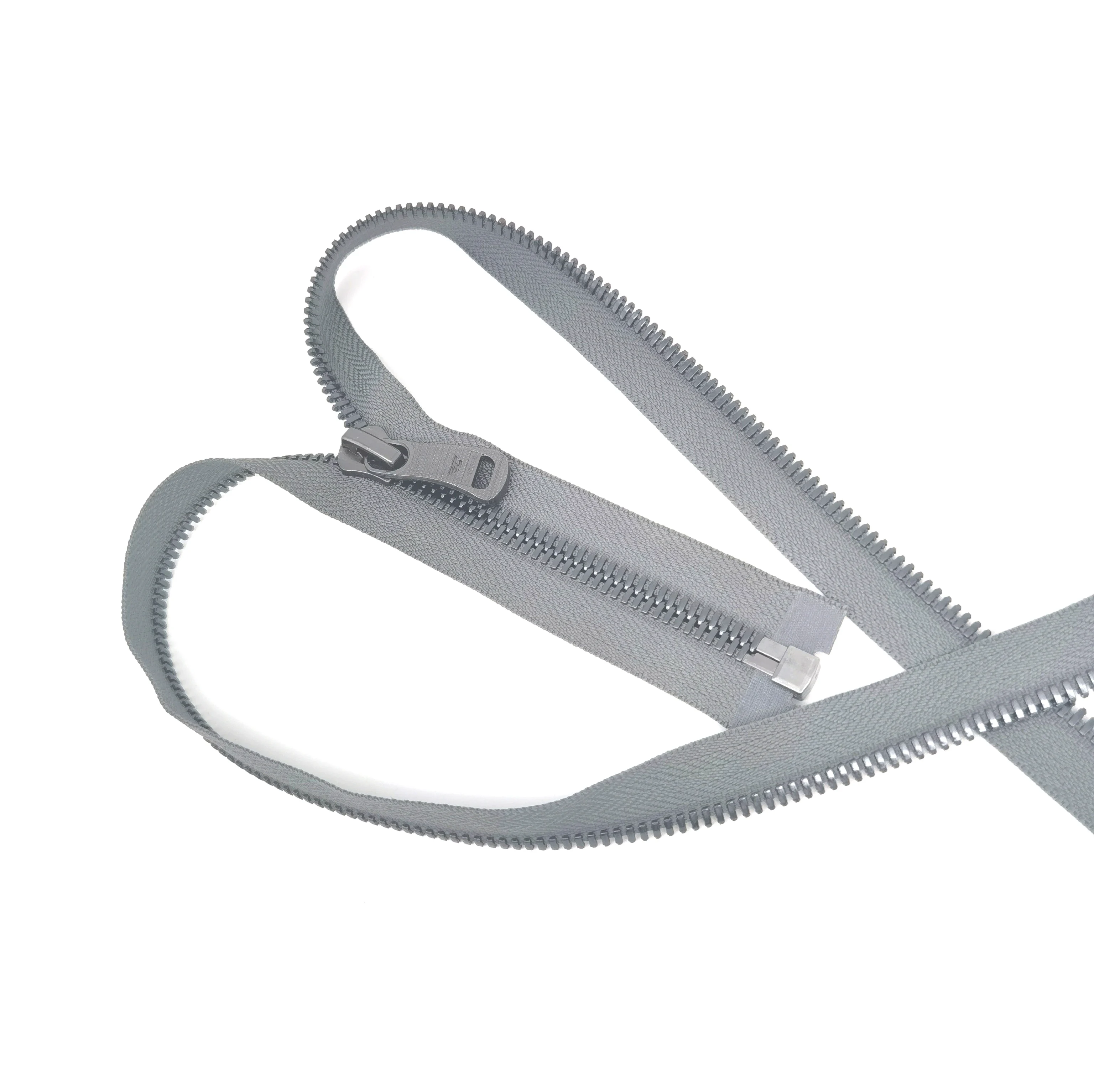 OEKO-TEX металлическая застежка-молния блестящий пистолет кукурузными зубами Автоматическая блокировка открытого