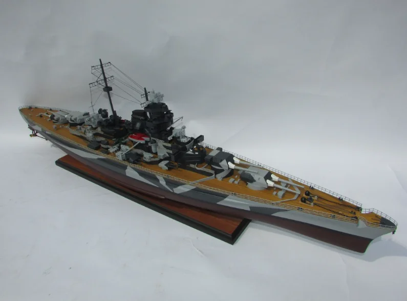 BISMARCK - WOODEN COMMERCIAL SHIP  MODEL HIGH QUALITY PRODUCT MADE IN VIETNAM