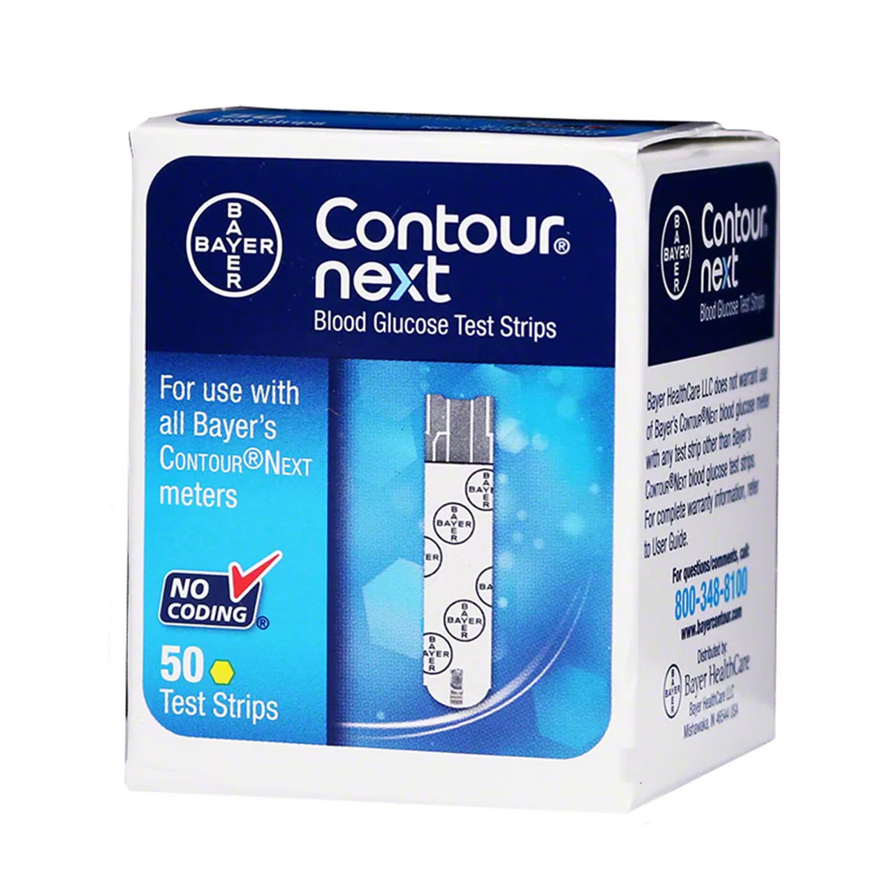 Contour Next Blood Glucose 50 Test Strips 50