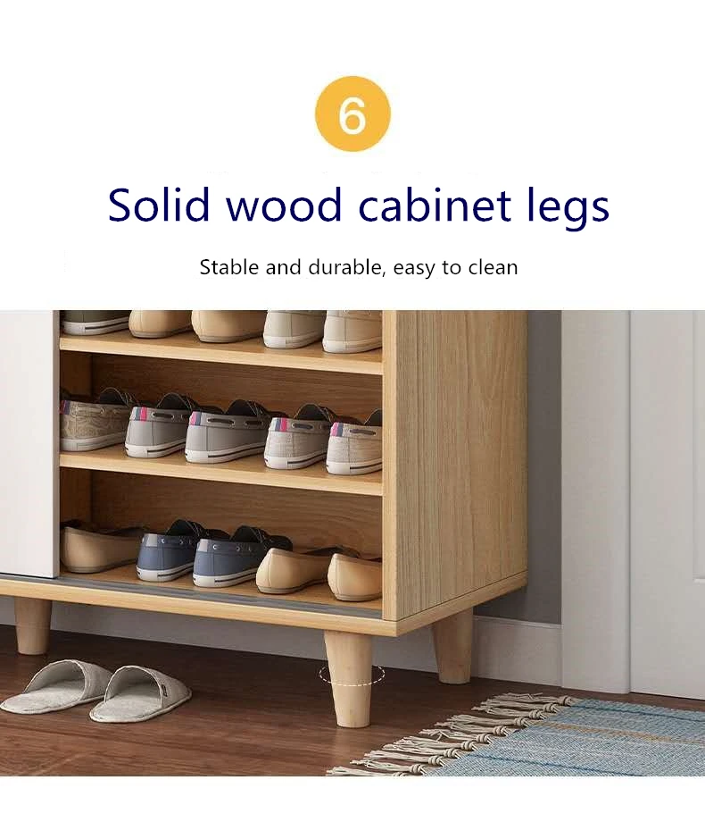 Wooden Shoe Racks Storage Shelves Shoe Cabinet Furniture Shoe Organizer