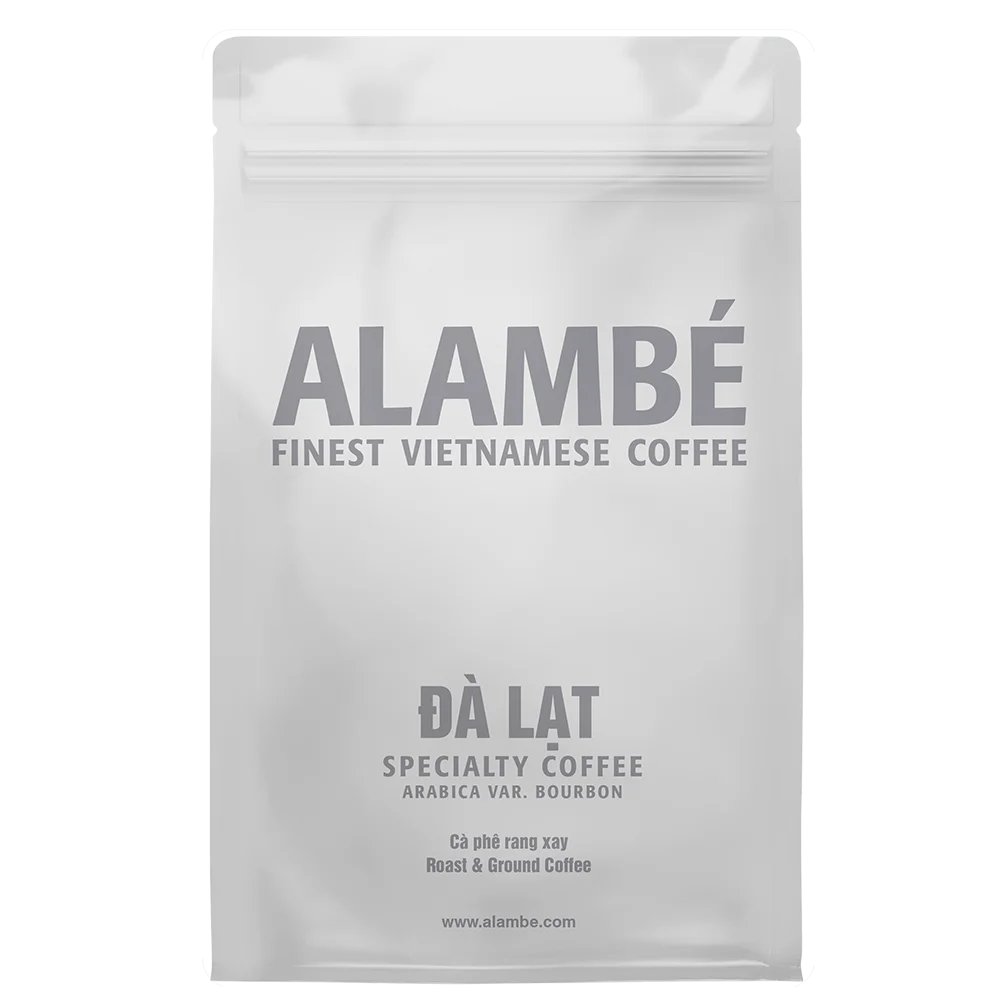 Wholesale Medium Roasted Whole Bean Coffee Alambe Da Lat 230g Best Price Italian Style Ground Coffee Arabica HACCP High Roast