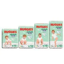 Подгузники HUGGIES всех размеров-плотные и сухие одноразовые детские подгузники Huggies