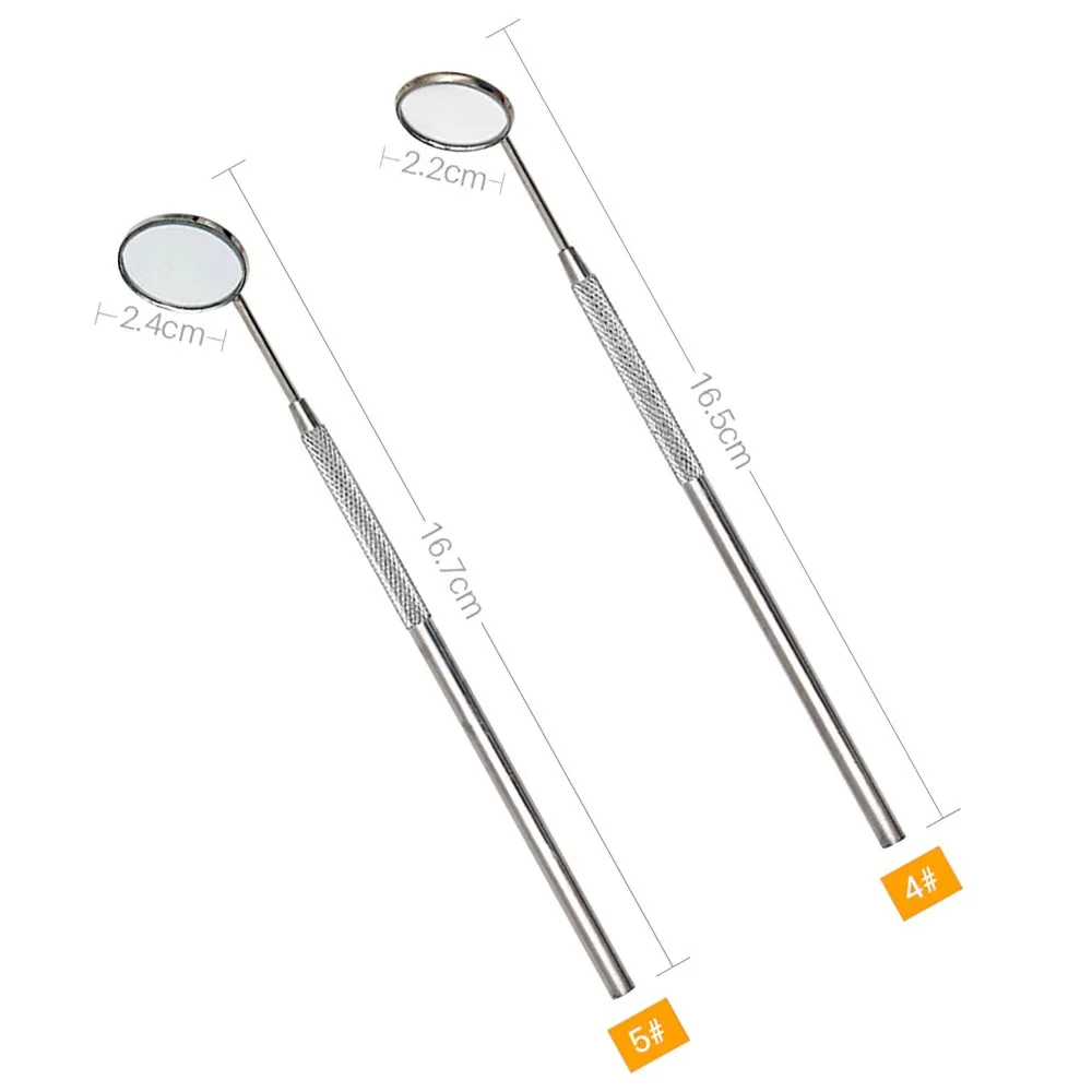 Dental Mouth Mirror with Handle Stainless Steel Dental Equipment Instruments