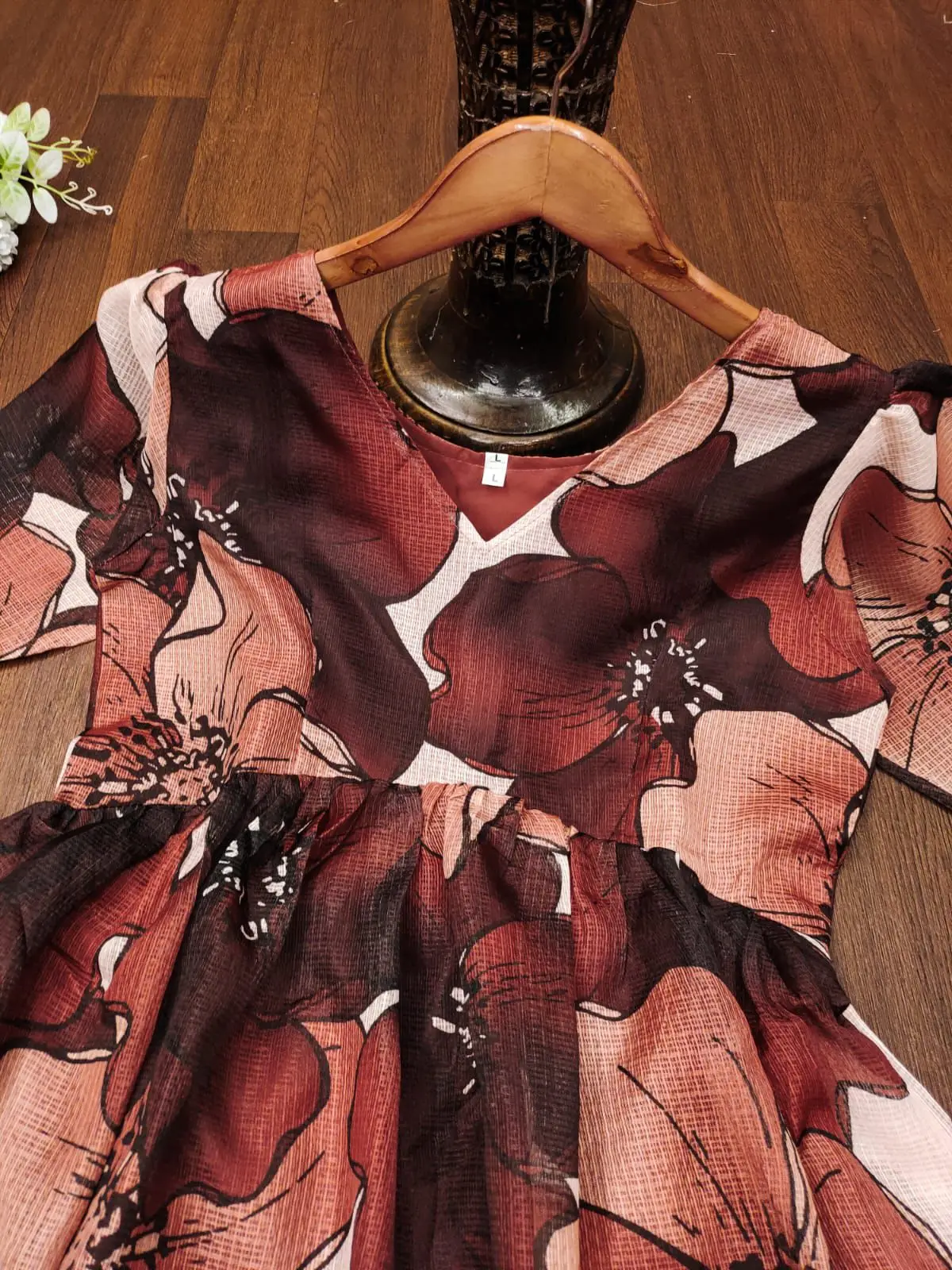 Изысканный модный офисный Kurtis для женщин удобный дизайн полированного образа на рабочем месте