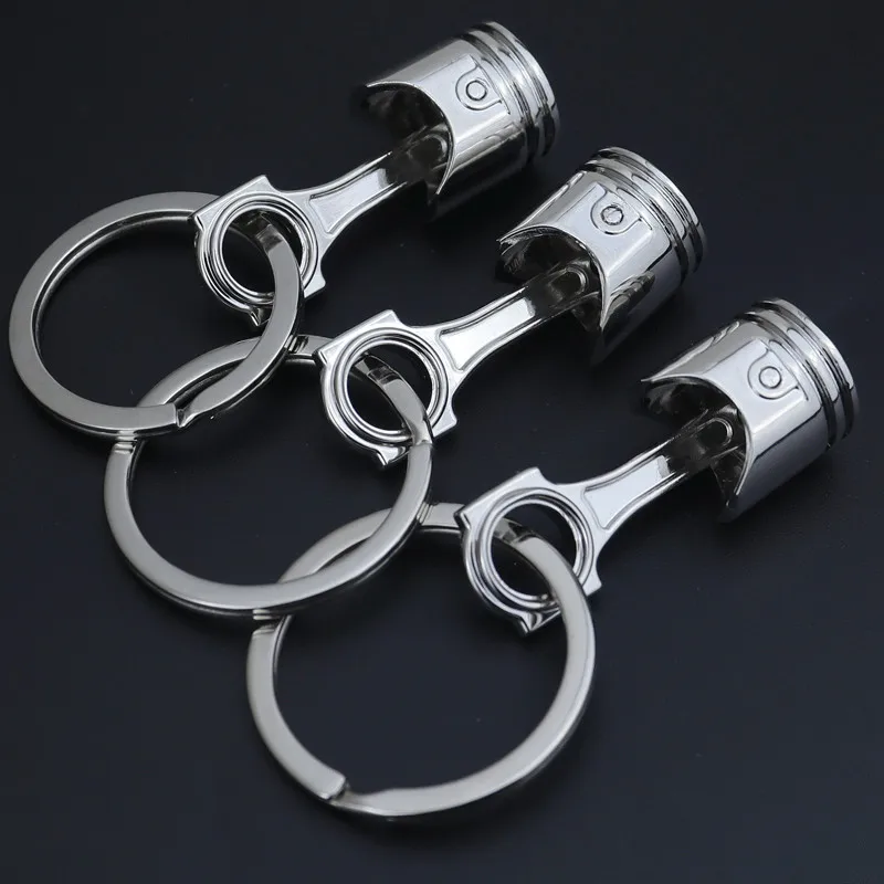 Car Engine Piston Keychain Pendant Car Modification Creative Small Gift Custom logo