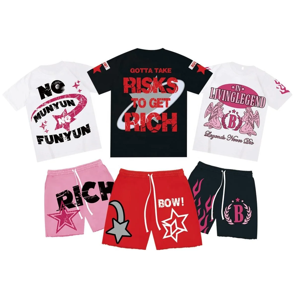Trust No One Drippin Short Sleeve Tee - Black OEM Custom T-shirts Logo Pattern Heat Press Screen Printing High Quality