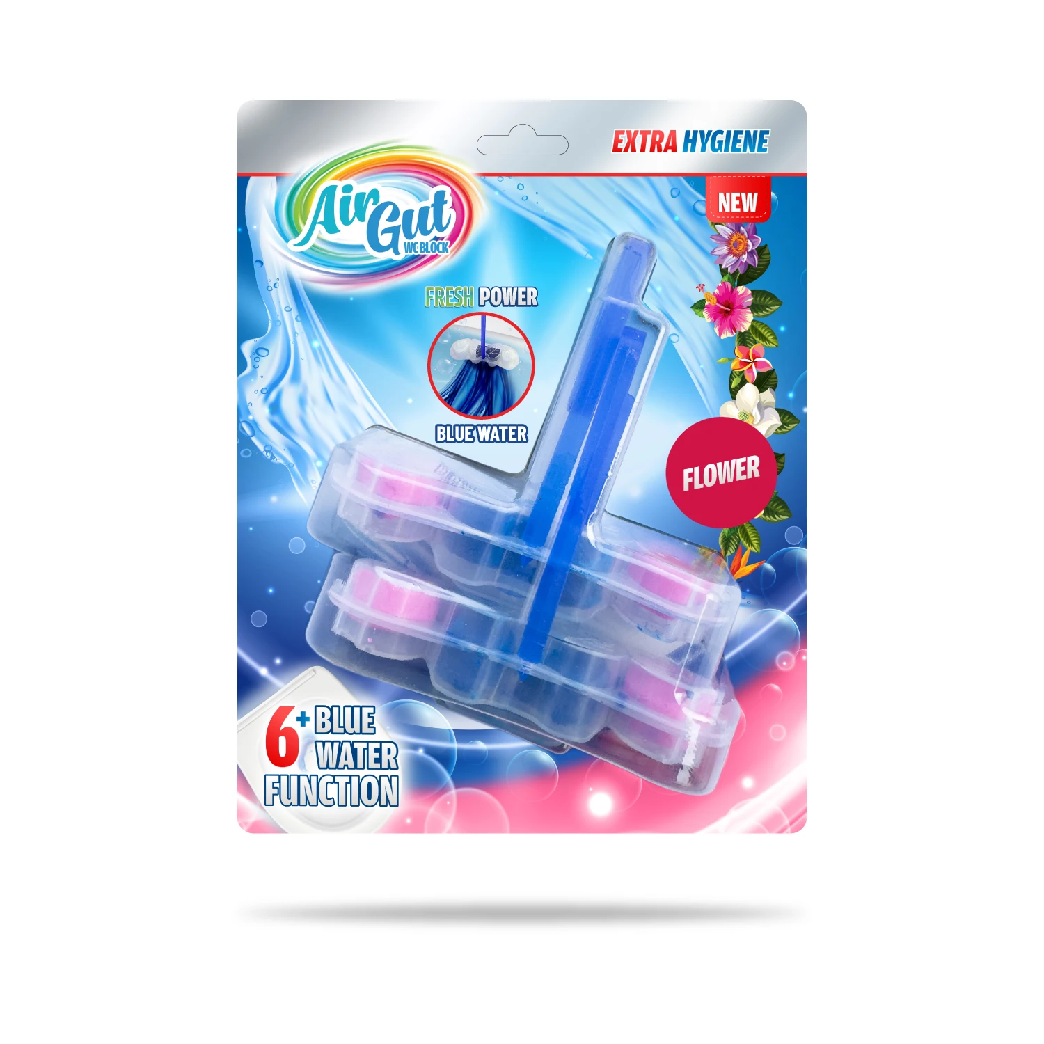 WC cleaner block magic toilet cleaner deodorant blocks toilet flush fragrance cleaner with blue water double set