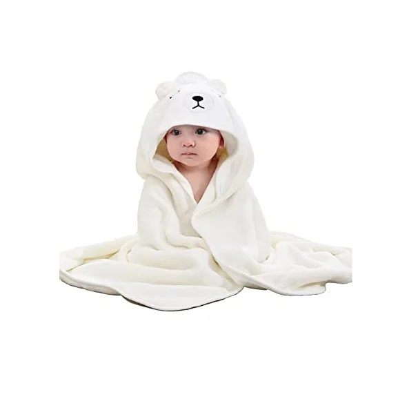 Newborn Baby Bath Robe Microfiber Printing custom name blanket Wholesale Hooded Kid Bathrobes Belted Robe Towel Photo Outfit