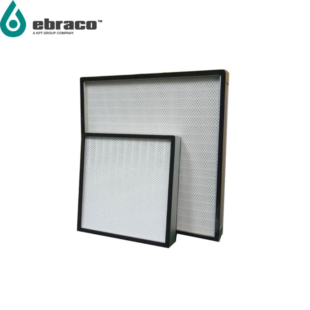Aluminum Separator 287x592x94mm Header Ebraco F8 90<Em<95 (12x24x4inch) Medium Fine Element Air Filter for HVAC, AHU, Cleanroom