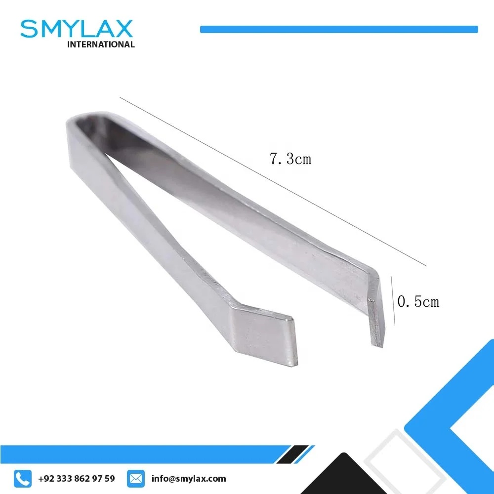 Stainless Steel Fish Bone Tweezer Food Clips Food Tongs Hair Removal Tool Angled Ham Tweezers Kitchen Plier Seafood Tool