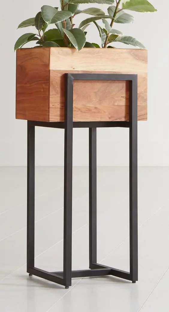 Iron Flowerpot Indoor Pot Plant Planter Green Glazed Home Decor Sets VASE Double Color Gold succulent cactus flower pots