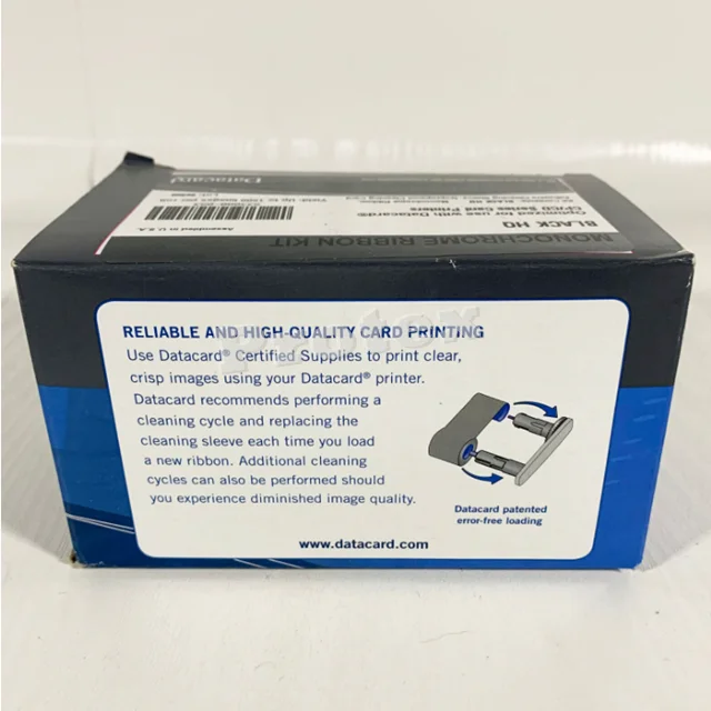 Datacard CP40 CD800 Card Printer Ribbon Black HQ Monochrome Ribbon 533000-053